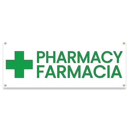 Signmission Pharmacy Farmacia Banner Concession Stand Food Truck Single Sided B-30129